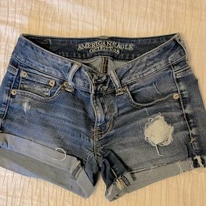 American Eagle super stretch midrise denim shorts